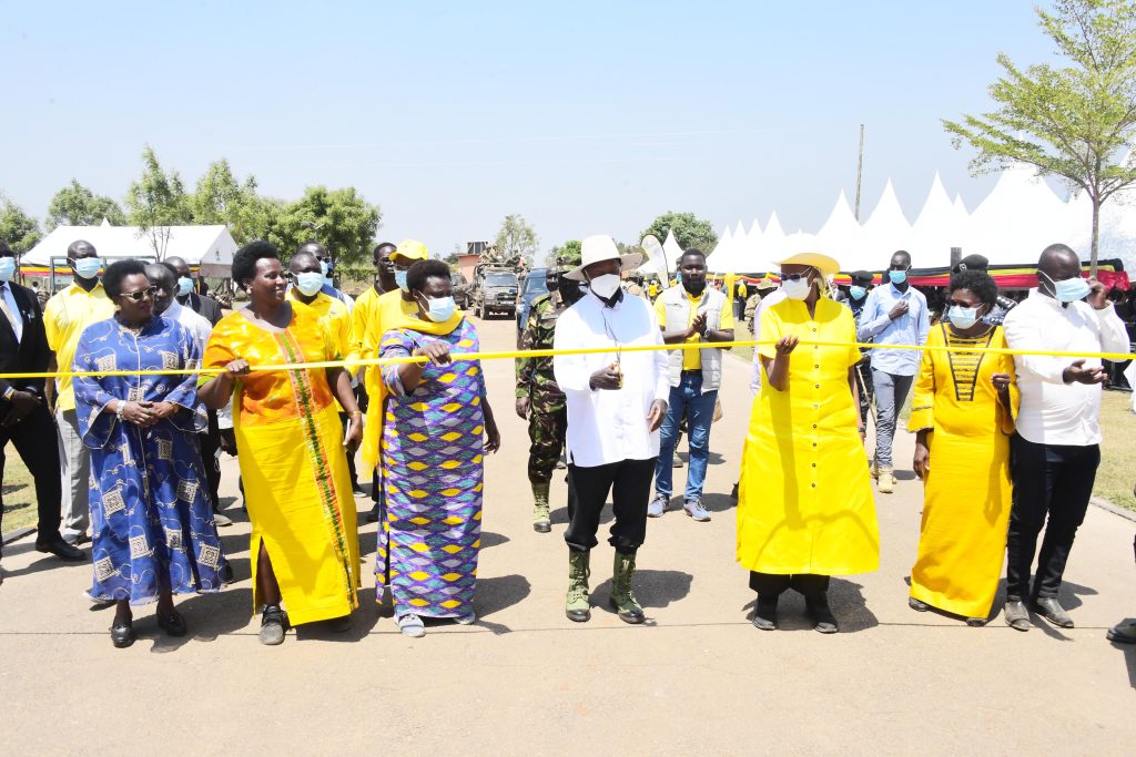 President Museveni commissioning the Lango Presidential Skilling Hub in Ayere Cell Lira District