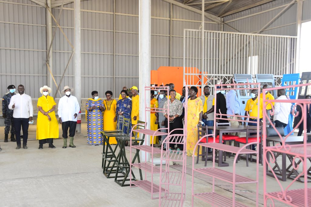 President Museveni commissioning the Lango Presidential Skilling Hub in Ayere Cell Lira District