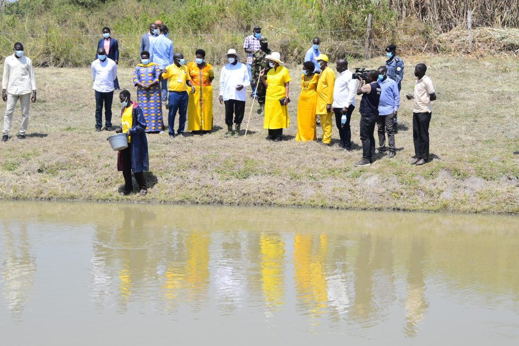 President Museveni commissioning the Lango Presidential Skilling Hub in Ayere Cell Lira District