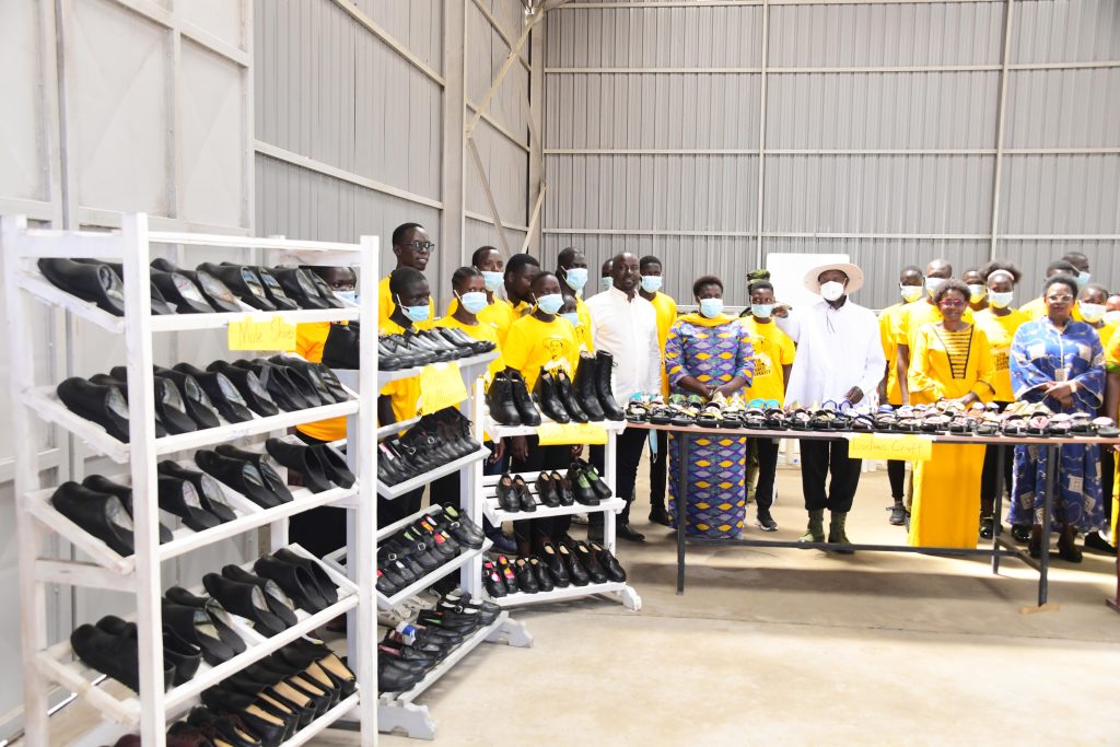 President Museveni commissioning the Lango Presidential Skilling Hub in Ayere Cell Lira District