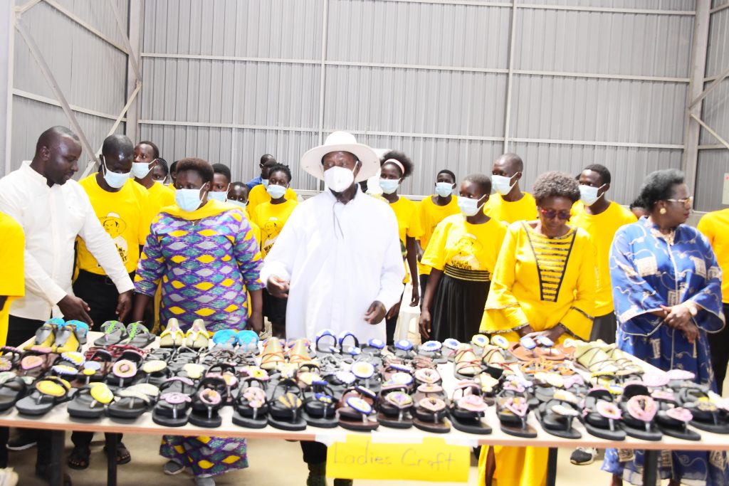 President Museveni commissioning the Lango Presidential Skilling Hub in Ayere Cell Lira District