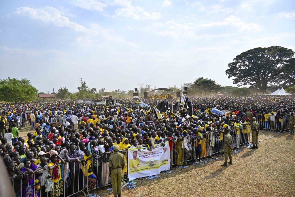 public rally at Alanyi Primary School in Alanyi parish, Abako sub-county,Ajuri county in Alebtong district