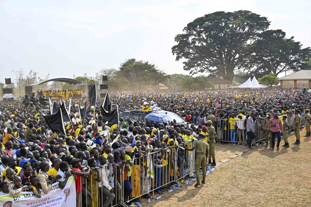 public rally at Alanyi Primary School in Alanyi parish, Abako sub-county,Ajuri county in Alebtong district