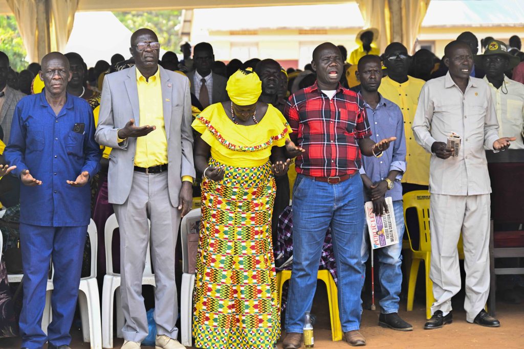 public rally at Alanyi Primary School in Alanyi parish, Abako sub-county,Ajuri county in Alebtong district