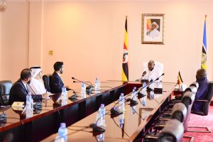 President Museveni Meets HH Sheikh Shakhbout Bin Nahyan Al-Nahyan - UAE Minister of State for Foreign Affairs - 24-Mar-2025