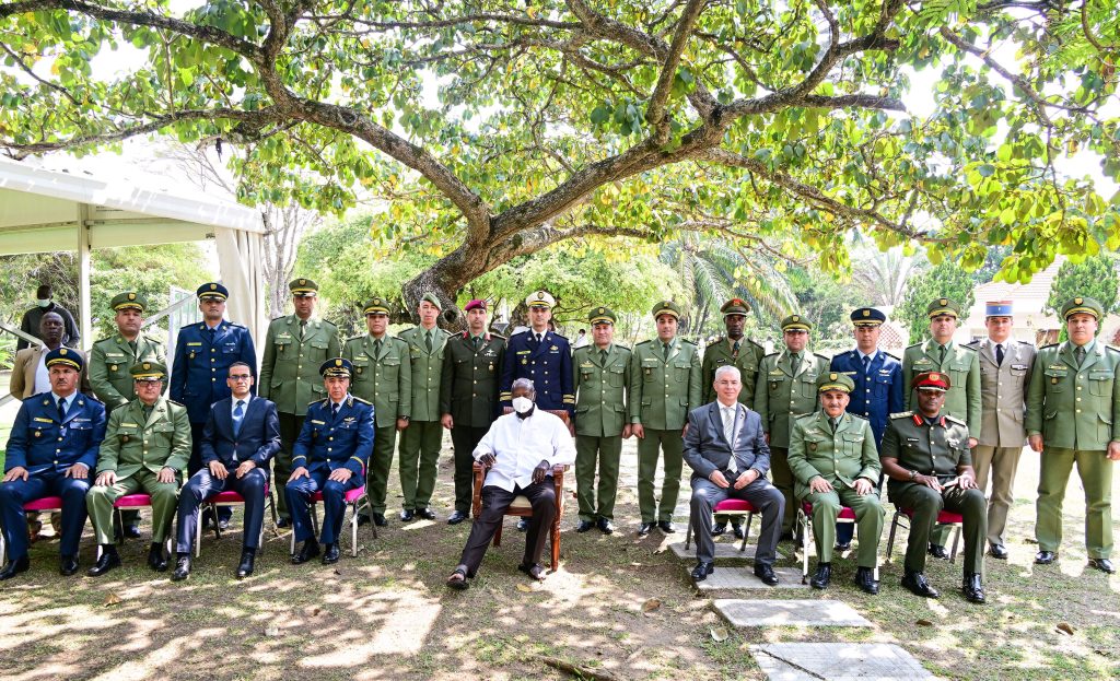 President Museveni With Algerian High War College - Rwakitura - 28-Feb-2025 - PPU Photo