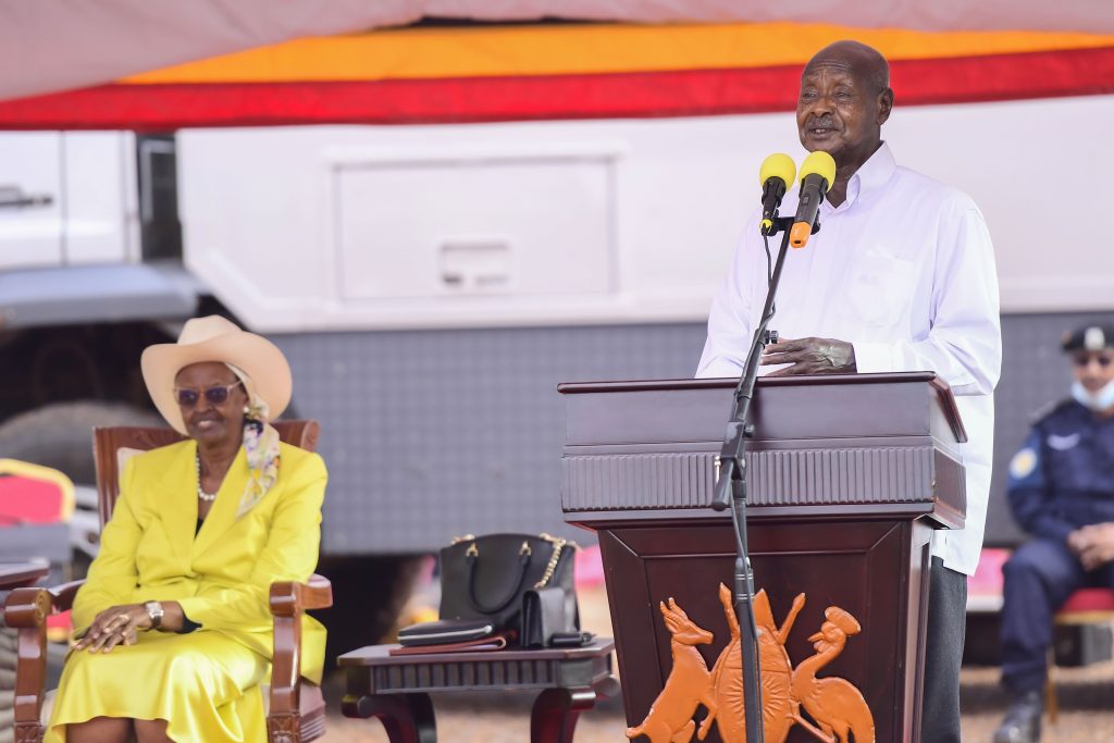 President Museveni and Maama Janet visit Hoima City Stadium - under construction- Hoima City - 19th March 2025 