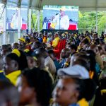 President Museveni Meets Leaders at Mwanzi Parish Mirembe Maria Catholic Parish in Kasanda District 16-Apr-2025