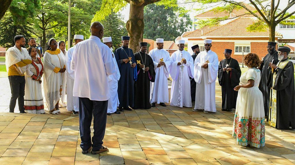 President Museveni Meets Senior Leaders From The Orthodox Church In Uganda - State Lodge Nakasero 29-Apr-2025 - State House Uganda President Museveni Meets Senior Leaders From The Orthodox Church In Uganda - State Lodge Nakasero 29-Apr-2025