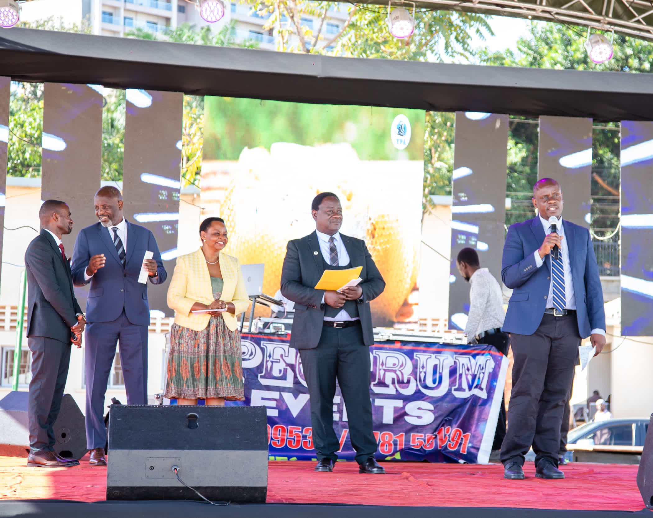 Hon Balaam Barugahara Represents President Museveni At The Youth Platform Africa Annual General Meeting and Expo at Kololo Independence Grounds - 08-May-2025