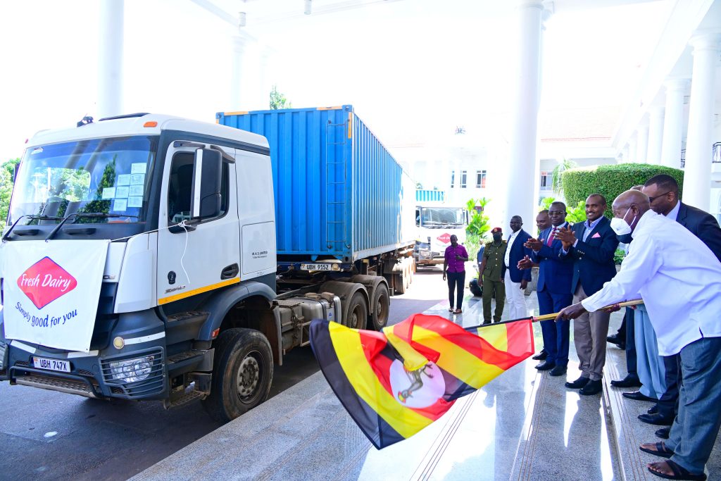 President Museveni Flags Off Brookside Africa Milk Products Export To Algeria – State House Entebbe – 29-May-2025