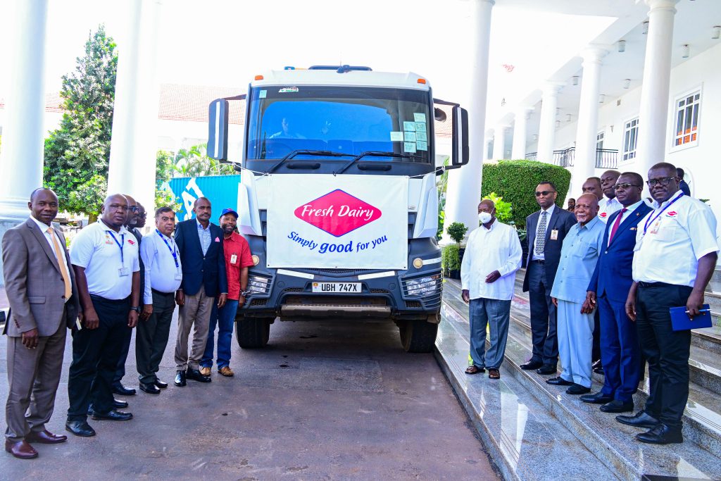 President Museveni Flags Off Brookside Africa Milk Products Export To Algeria – State House Entebbe – 29-May-2025 - State House Uganda President Museveni Flags Off Brookside Africa Milk Products Export To Algeria – State House Entebbe – 29-May-2025