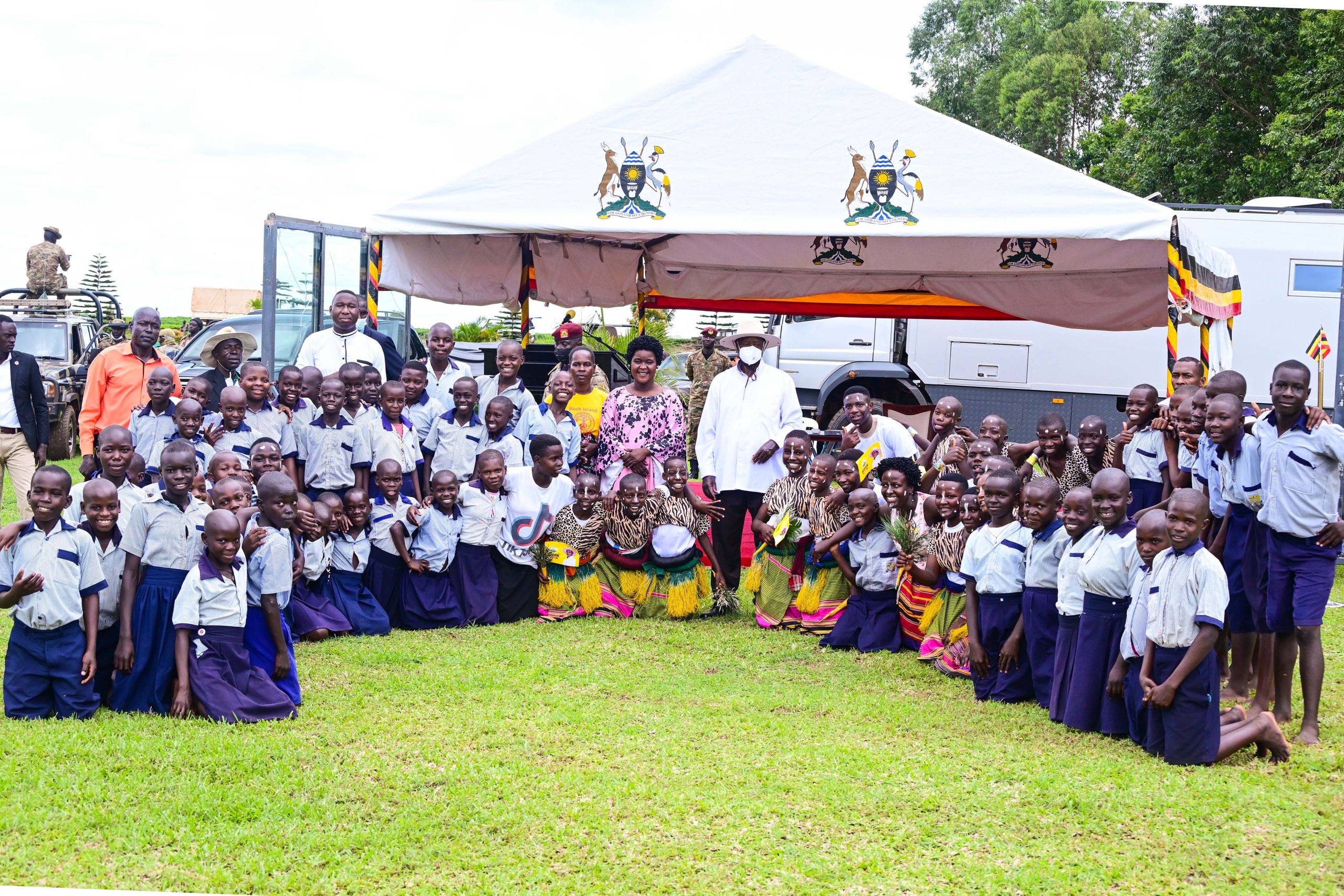 President Museveni At A Thanksgiving Ceremony For Hon. Grace Mary Mugasa, The Minister Of State For Public Service, Held At Kisaaru-Kyabayanja Village, Kimbugu Parish In Kabwoya Sub-County, Kikuube District – 24-May-2025