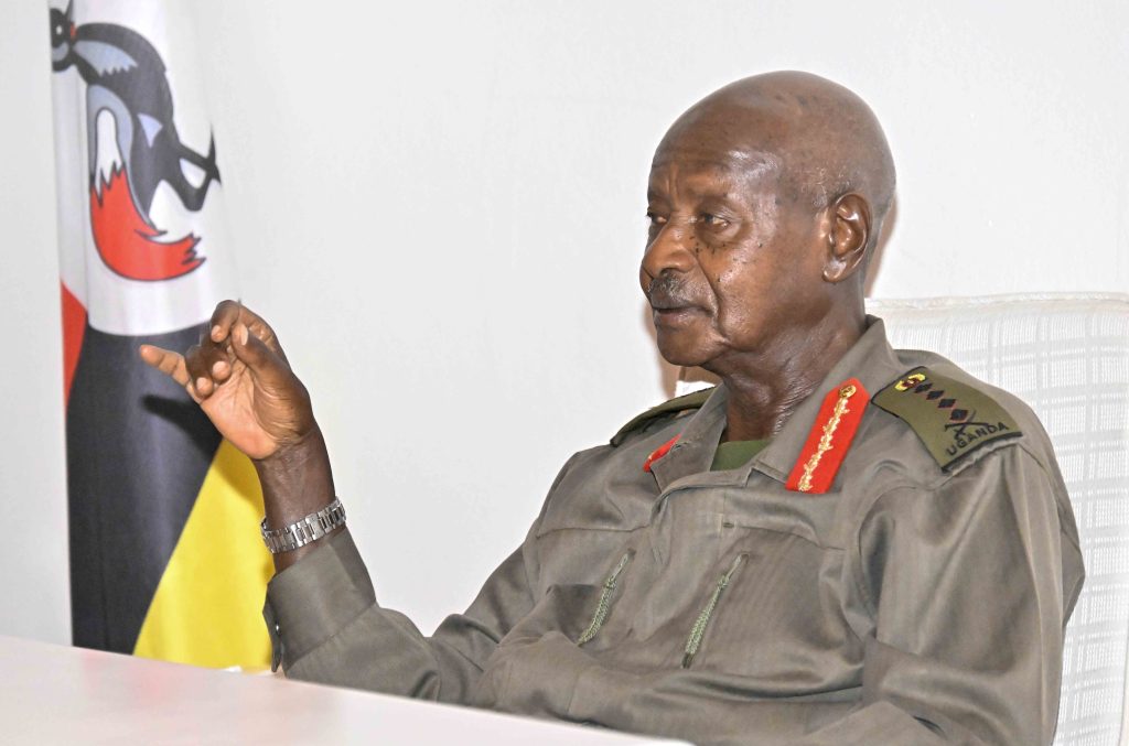 President Museveni Meets German Ambassador HE Matthias Schauer State Lodge Nakasero 13-Jun-2025