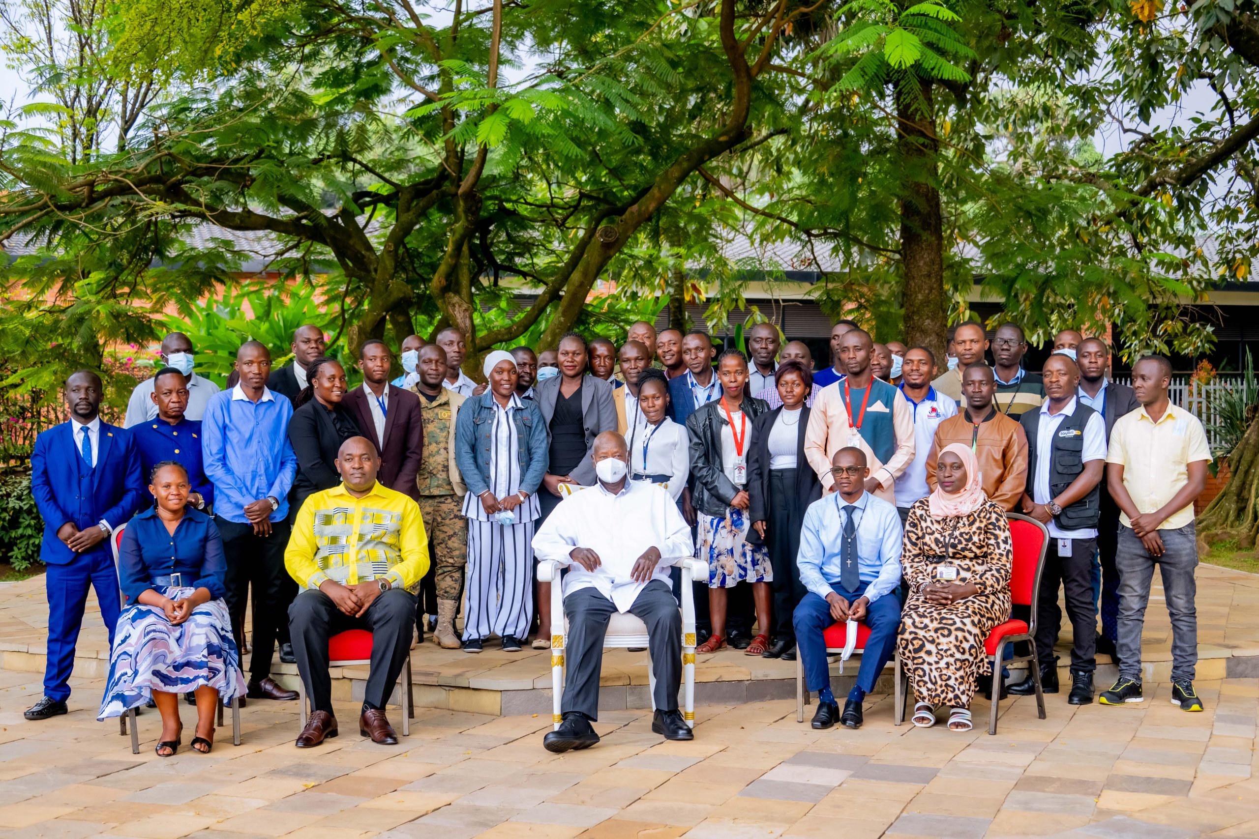 President Museveni Speaking To Journalists From Greater Mukono - State Lodge Nakasero - 22-Jun-2025