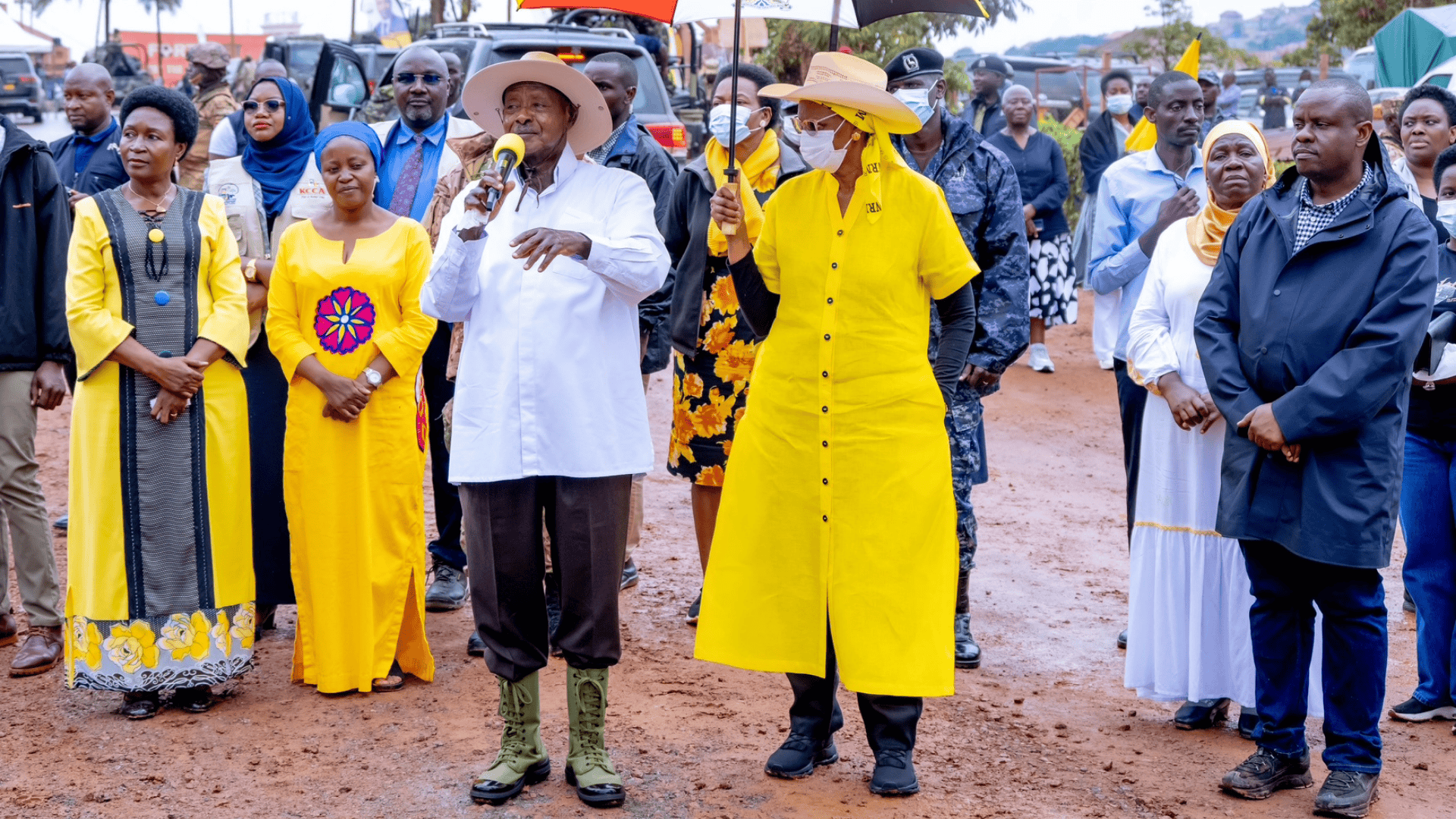 President Museveni Flags Off Reconstruction Of Salaama–Munyonyo Road, Emphasizes Accountable Leadership And Wealth Creation President Museveni Groundbreaking Ceremony For The Reconstruction Of The Salaama– Munyonyo Road – 15-Jul-2025