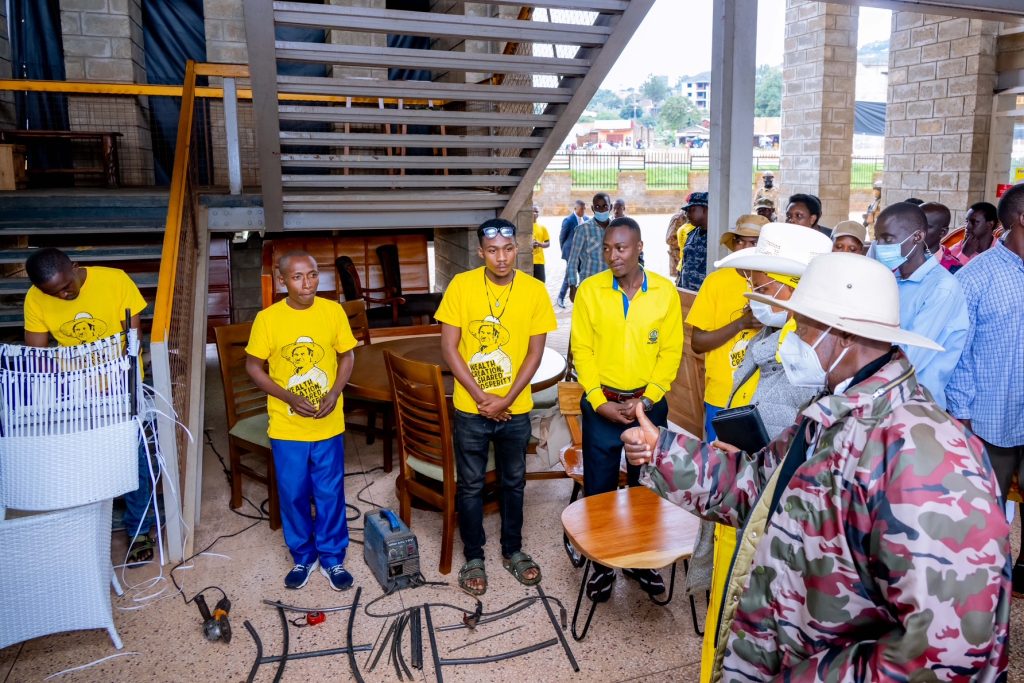 President Museveni Kampala PDM Tour - Kigo Carpentry and Skilling Centre in Kigo Mutungo - Wakiso District – 15-Jul-2025