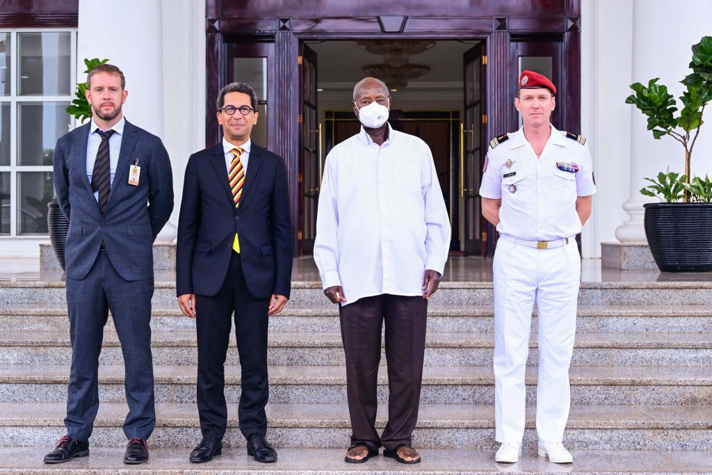 President Museveni Meets Outgoing French Ambassador H.E Xavier Sticker - State House Entebbe - 22-Jul-2025