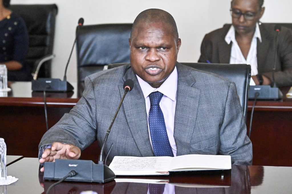 The Kenya High Commissioner to Uganda His Excellency Joash Maang makes his remarks while meeting President Yoweri Kaguta Museveni at the State House Entebbe on 28th July 2025. Photo by PPU/ Tony Rujuta.