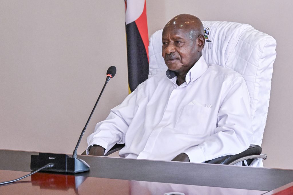 President Yoweri Kaguta Museveni makes his remarks while meeting The Kenya High Commissioner to Uganda His Excellency Joash Maang at the State House Entebbe on 28th July 2025. Photo by PPU/ Tony Rujuta.
