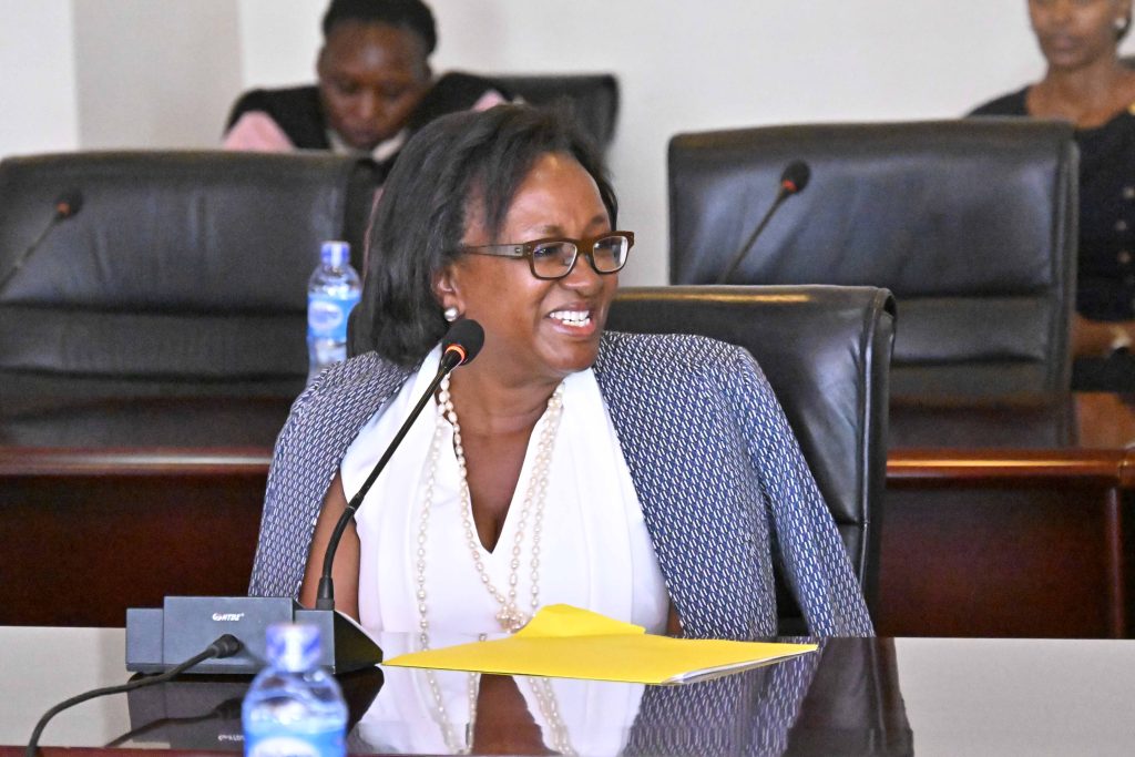 The outgoing country manager World Bank Country Manager for Uganda R. Mukami Kariuki bids farewell to President Yoweri Kaguta Museveni at the State House Entebbe on 28th July 2025. Photos by PPU/ Tony Rujuta