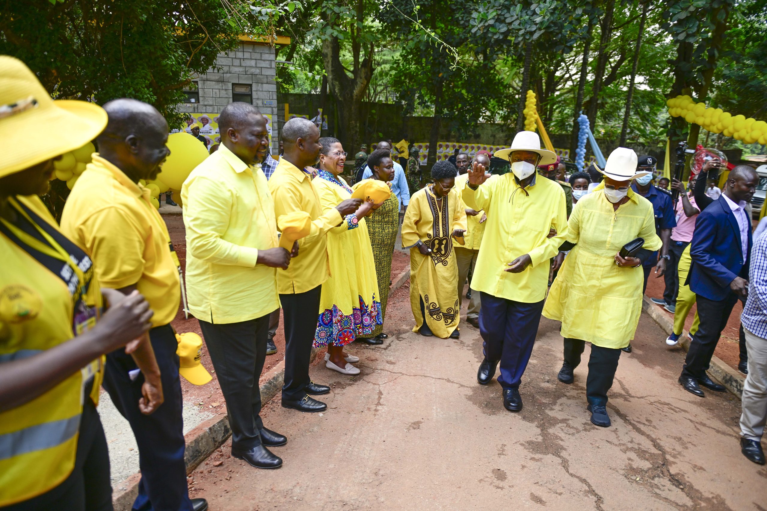 President Museveni picks up NRM Party nomination forms - Kyadondo party headqauters - 28-Jun-2025