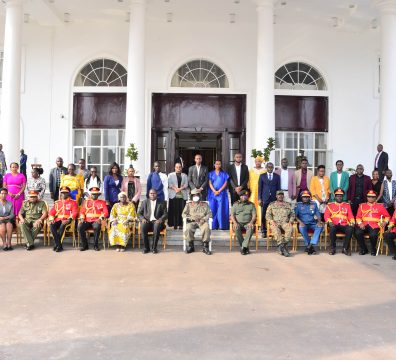 President Yoweri Kaguta Museveni in a group photo with the retirees during the Uganda People’s Defence Forces (UPDF) Send-Off ceremony of Generals at the State House Entebbe on the 8th August 2025. Photos by PPU.