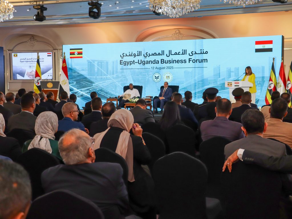 President Museveni at the Egypt–Uganda Business Forum in Cairo Egypt - 12th Aug 2025