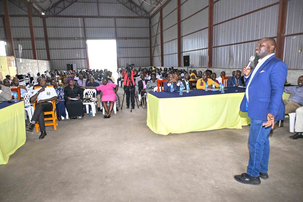 Presidential Industrial Hub Students SACCO leaders receive Training on Management of the SACCO funds given to them by the M7 in Kayunga on the 15th October 2025
