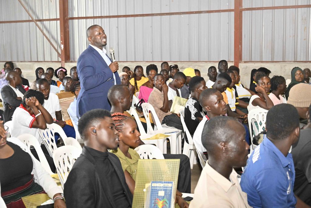 Presidential Industrial Hub Students SACCO leaders receive Training on Management of the SACCO funds given to them by the M7 in Kayunga on the 15th October 2025