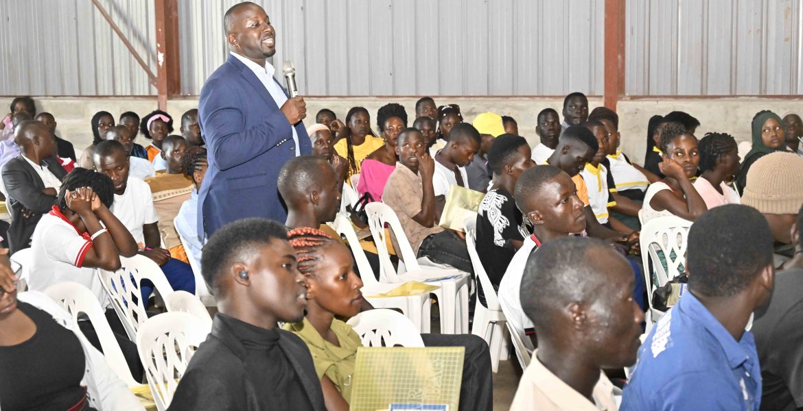 Presidential Industrial Hub Students SACCO leaders receive Training on Management of the SACCO funds given to them by the M7 in Kayunga on the 15th October 2025
