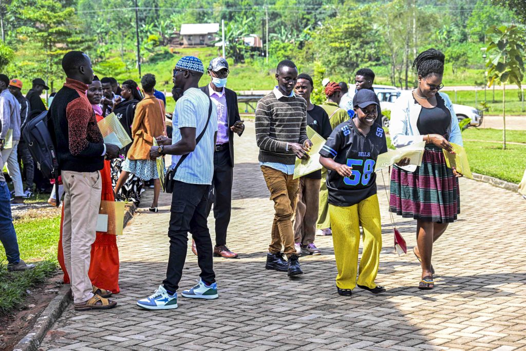 Presidential Industrial Hub Students SACCO leaders receive Training on Management of the SACCO funds given to them by the M7 in Kayunga on the 15th October 2025