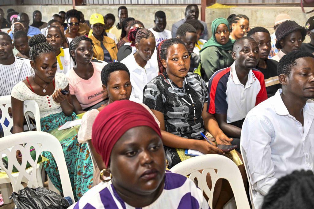 Presidential Industrial Hub Students SACCO leaders receive Training on Management of the SACCO funds given to them by the M7 in Kayunga on the 15th October 2025