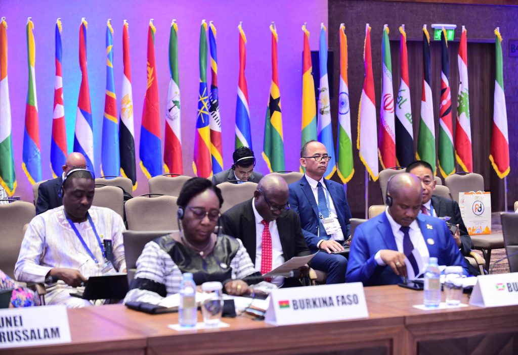 President Museveni addresses the 19th Ministerial meeting of the coordinating bureau of the Non-Aligned Movement at Speke Resort Munyonyo on 15-Oct-2025 - PPU