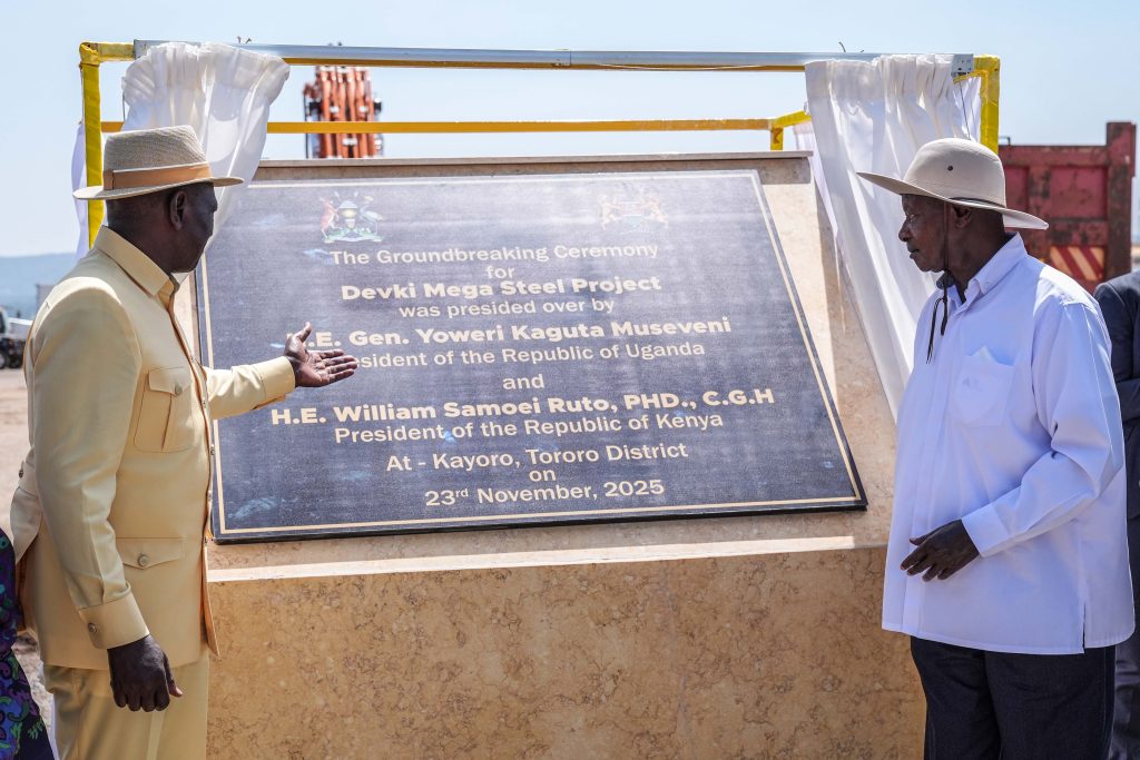 Ground breaking ceremony - Devki mega steel project Tororo district - 23-Nov-2025