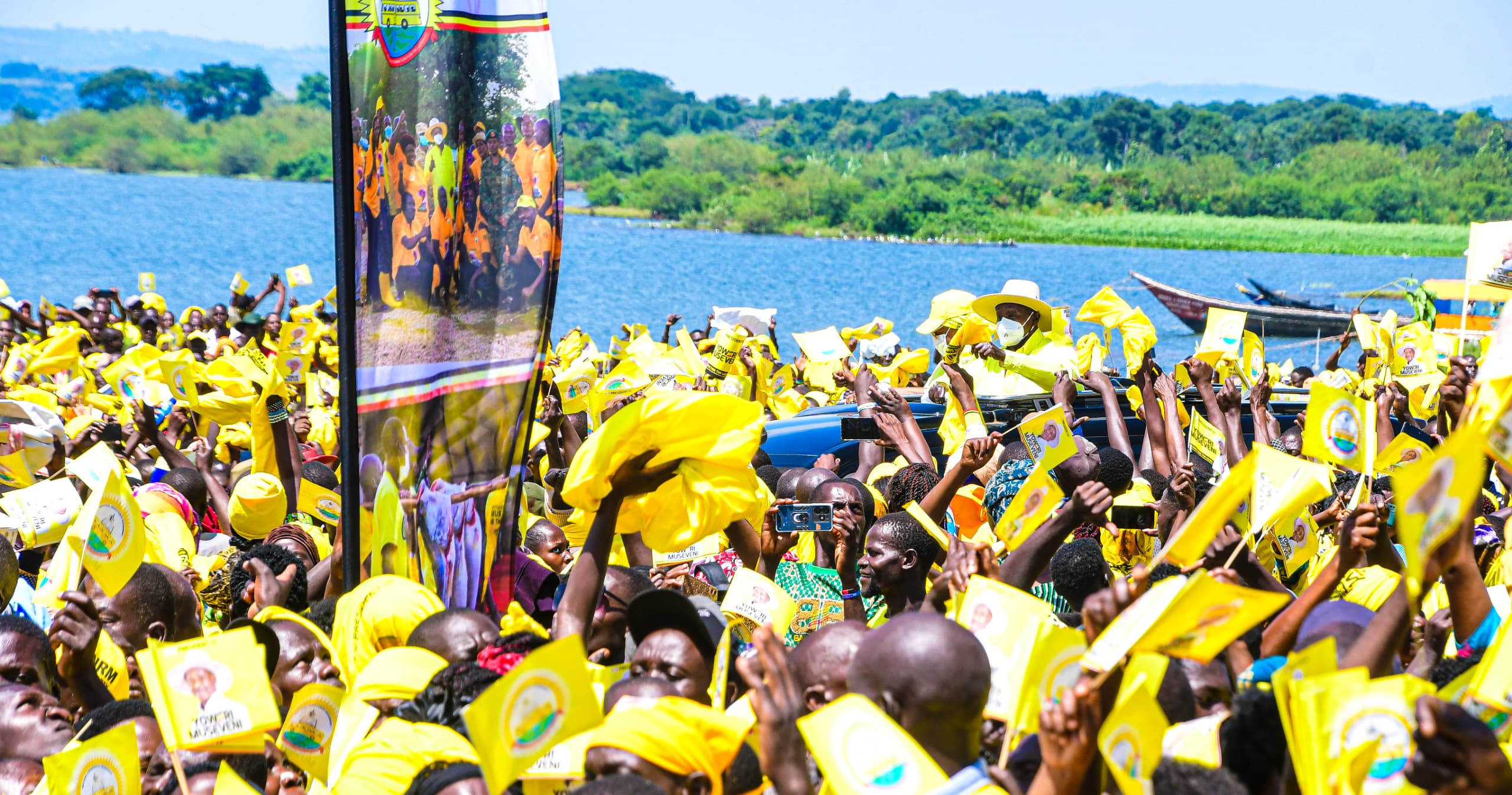 President Museveni Assures Buvuma Landowners Of Compensation For Oil Palm Project Buvuma Rally - NRM Presidential Campaigns 2026 - Greater Mukono 03-Jan-2026