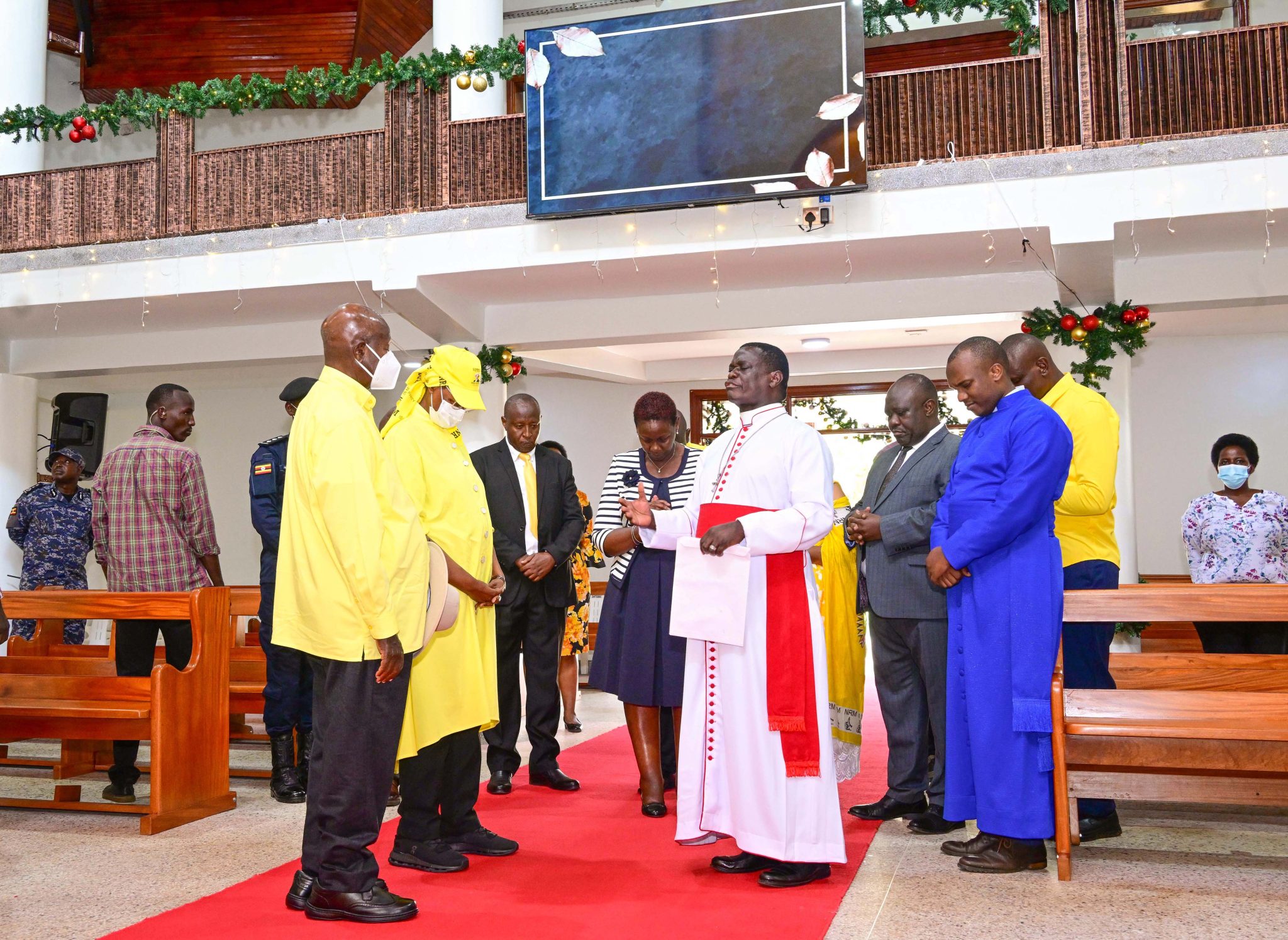 President Museveni Commissions New St. John's Church Building In ...