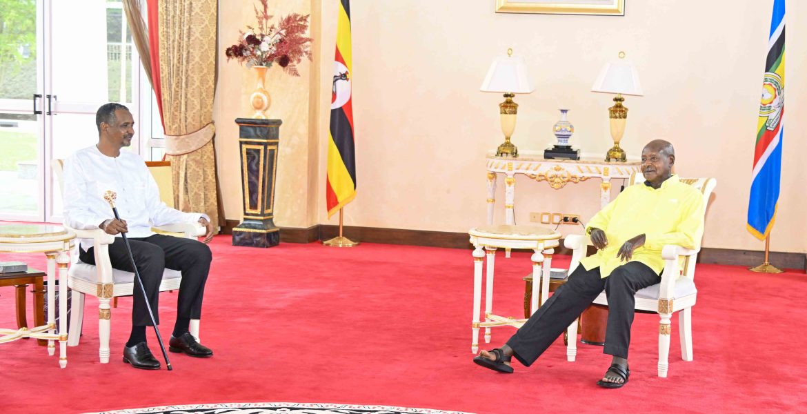President Museveni Hosts Sudan’s RSF Leader Mohamed Hamdan Dagalo - State House Entebbe - 20-Feb-2026
