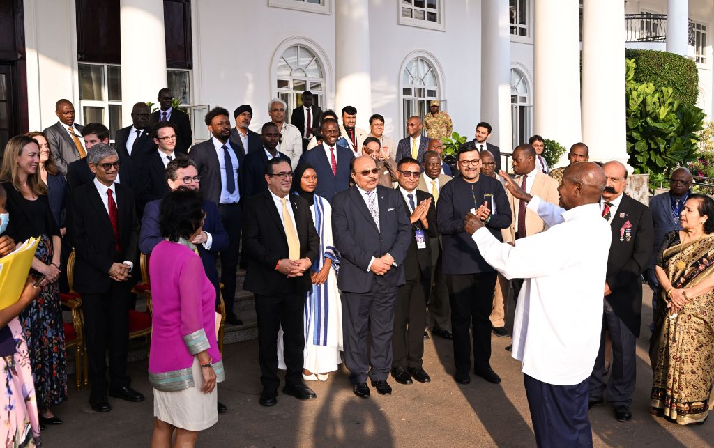 President Museveni Hosts UK–India–Uganda Multi-Sectoral Trade Delegation – SHU – 23-Feb-2026