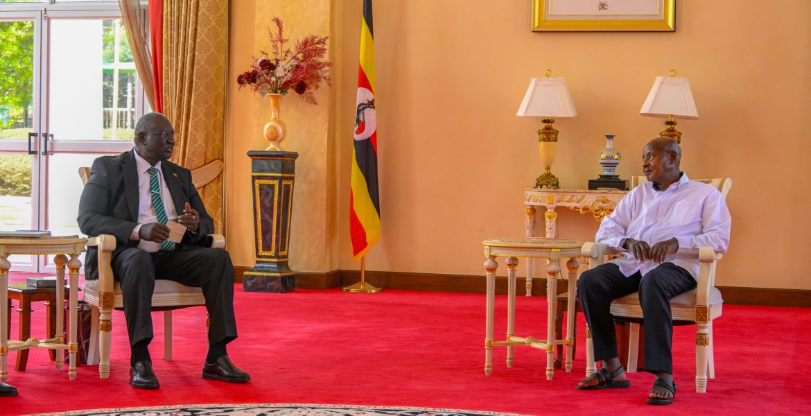 President Museveni Meets Sudan’s Sovereignty Council Deputy Chairman Malik Agar - State House Entebbe - 13-Feb-2026