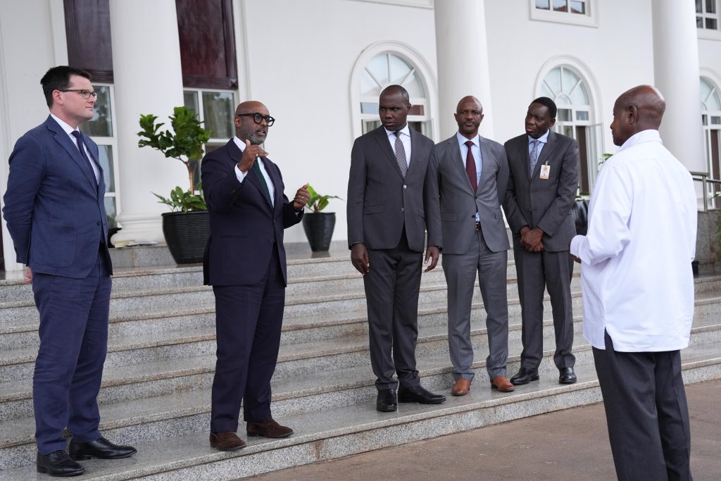 President Museveni meets Abebe Aemro Selassie is the Director of the IMF's African Department and delegation - State House Ebb - 17-Feb-2026