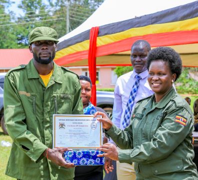 Commissioner Seku Urges Youth To Uphold Moral Values And Protect The Environment NSPC Commissioner Ms Seku Passes Out 1,041 Patriotism Training – UTC Elgon – 09-Mar-2026