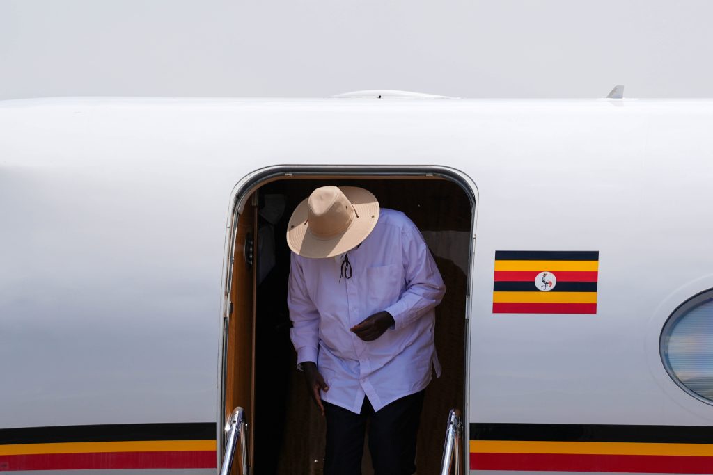 President Museveni returns home after the EAC Summit in Arusha - 8th March 2026