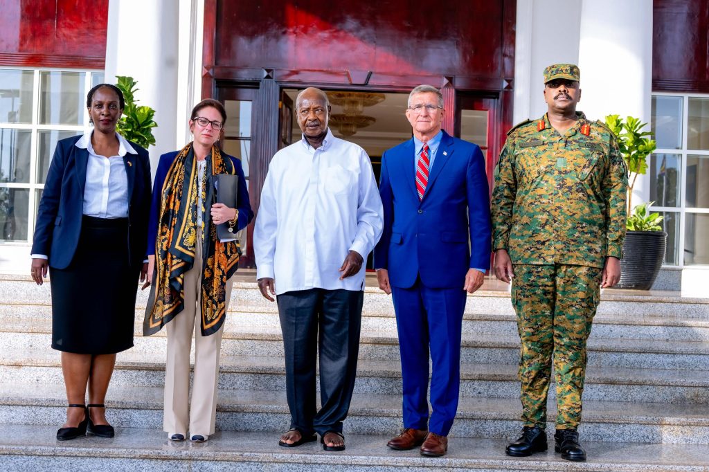 US Military General Michael Flynn Meets President Museveni - State House Entebbe - 17-Mar-2026