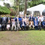 The State House Investors Protection Unit (SHIPU) head Col. Edith Nakalema in a group photo with the Danish Business Delegation and Government of Ugandan parastatals after a business meeting at the SHIPU headquarters in Kampala on 21st April 2026. Photo by PPU/Tony Rujuta.