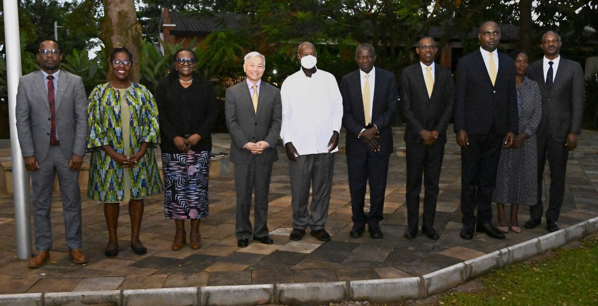 President Museveni meets World Bank Division Director Qimiao Fan on 31st March 2026 - State Lodge Nakasero