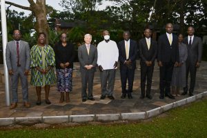 President Museveni meets World Bank Division Director Qimiao Fan on 31st March 2026 - State Lodge Nakasero