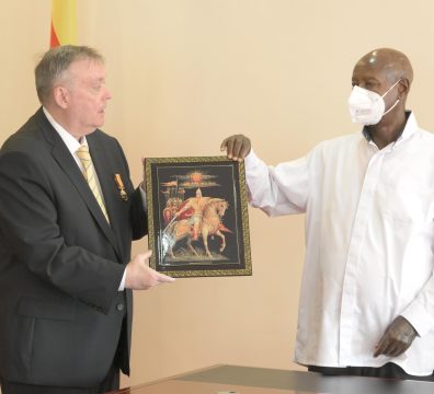 President Museveni Bids Farewell To Outgoing Russian Ambassador Vladlen Semivolos - State House Entebbe - 04-Apr-2026