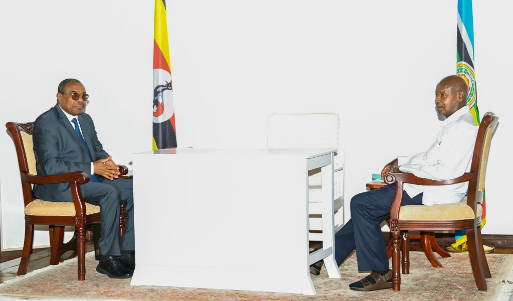 President Museveni Meets Former Ethiopian Prime Minister Hailemariam Desalegn - State Lodge Nakasero - 22-Apr-2026