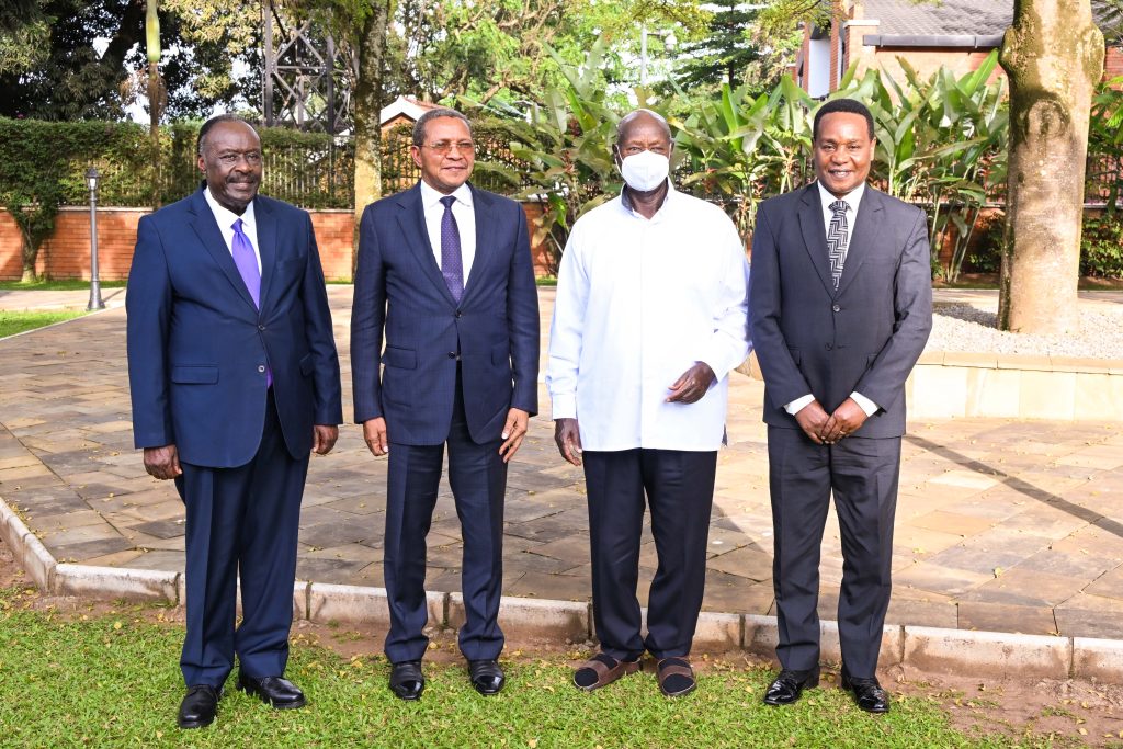 President Museveni Meets Jakaya Kikwete - State Lodge Nakasero - 07-Apr-2026